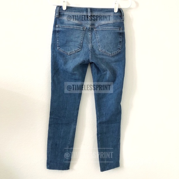 Free People Cropped Mid-rise Skinny Jeans - Picture 5 of 5